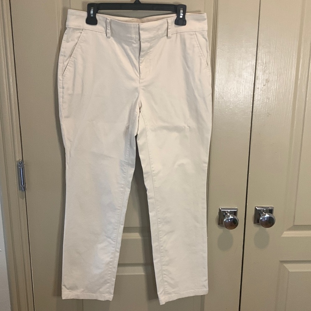 Loft Cream Trousers 12